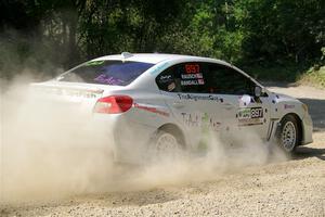 Jamey Randall / Andrew Rausch Subaru WRX on SS2, Refuge I.