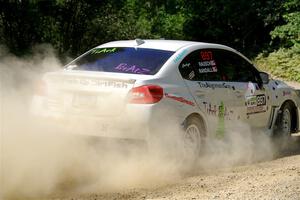 Jamey Randall / Andrew Rausch Subaru WRX on SS2, Refuge I.