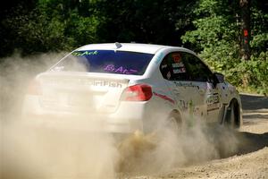 Jamey Randall / Andrew Rausch Subaru WRX on SS2, Refuge I.