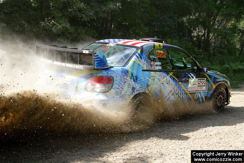 Matt James / Jackie James Subaru Impreza on SS2, Refuge I.