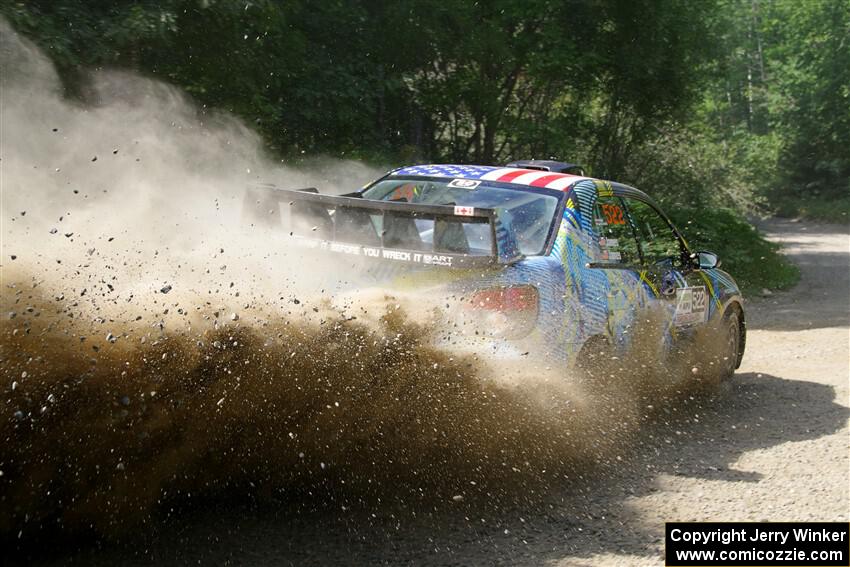 Matt James / Jackie James Subaru Impreza on SS2, Refuge I.