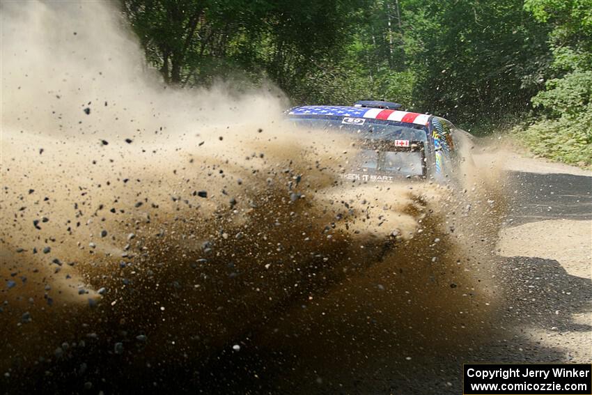 Matt James / Jackie James Subaru Impreza on SS2, Refuge I.