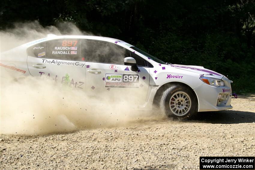 Jamey Randall / Andrew Rausch Subaru WRX on SS2, Refuge I.