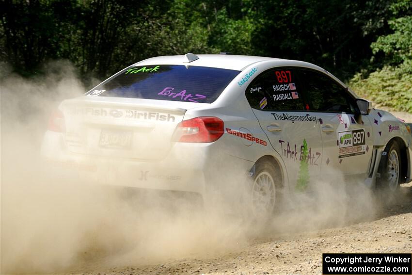 Jamey Randall / Andrew Rausch Subaru WRX on SS2, Refuge I.