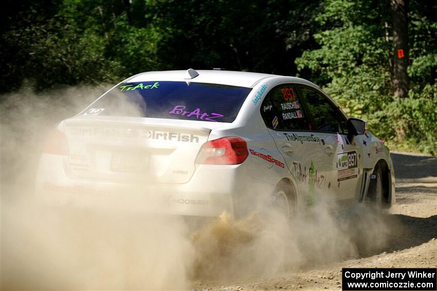 Jamey Randall / Andrew Rausch Subaru WRX on SS2, Refuge I.