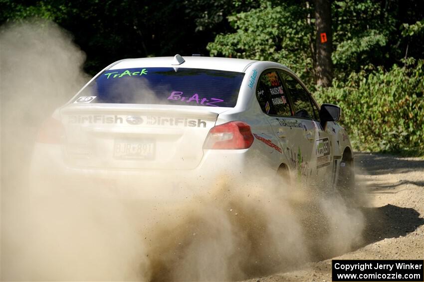 Jamey Randall / Andrew Rausch Subaru WRX on SS2, Refuge I.