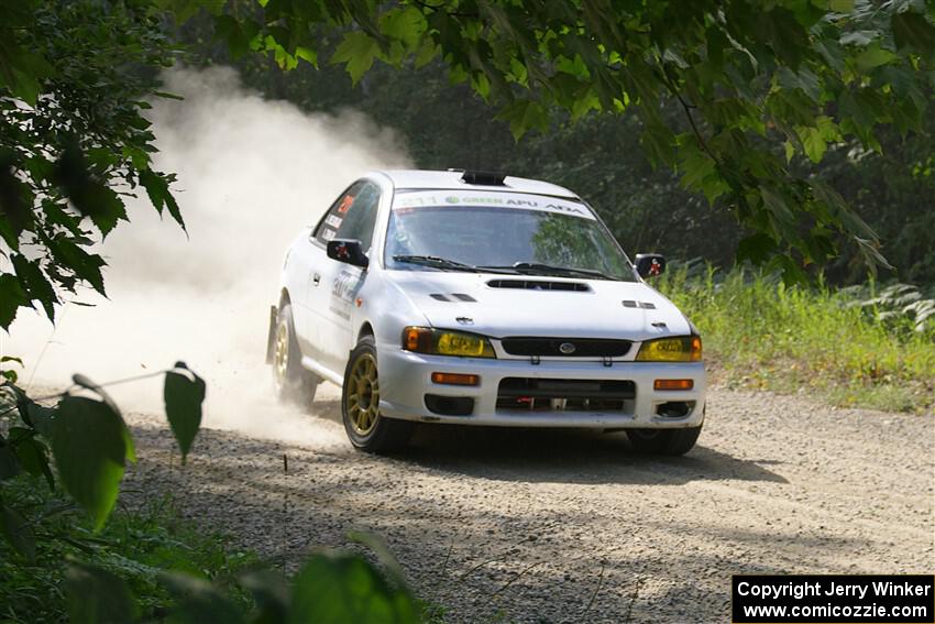 Jack Nelson / Isaac Zink Subaru Impreza on SS2, Refuge I.