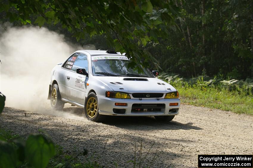 Jack Nelson / Isaac Zink Subaru Impreza on SS2, Refuge I.