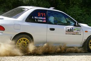 Jack Nelson / Isaac Zink Subaru Impreza on SS2, Refuge I.