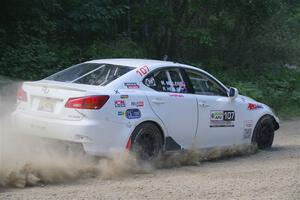 Richo Healey / Michelle Miller Lexus IS250 on SS2, Refuge I.