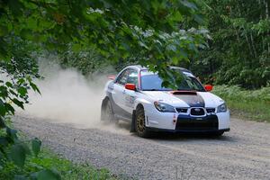 Jason Cook / Maggie Tu Subaru WRX on SS2, Refuge I.