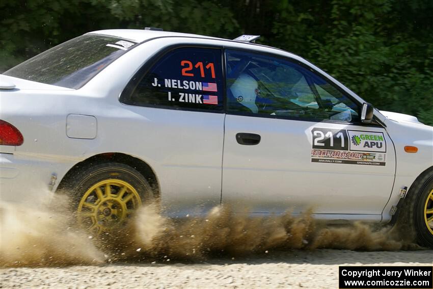 Jack Nelson / Isaac Zink Subaru Impreza on SS2, Refuge I.