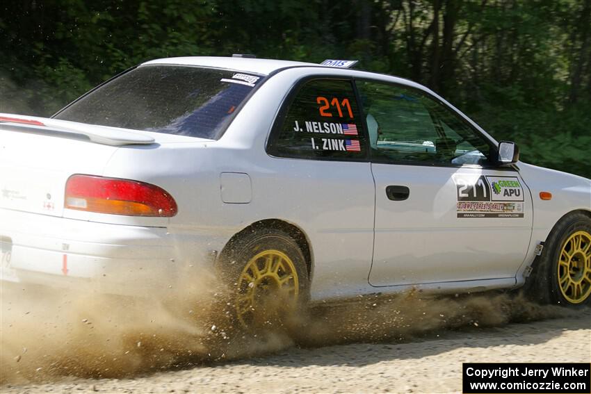 Jack Nelson / Isaac Zink Subaru Impreza on SS2, Refuge I.