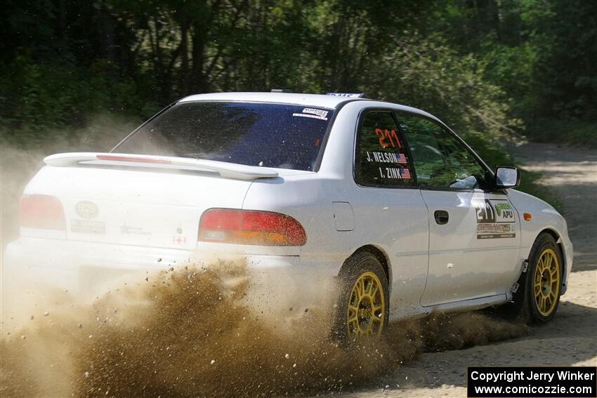 Jack Nelson / Isaac Zink Subaru Impreza on SS2, Refuge I.