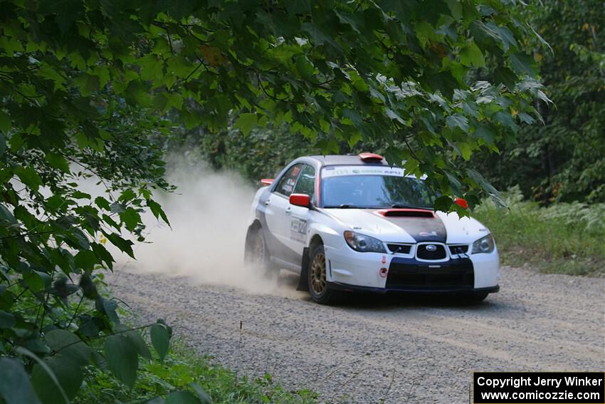 Jason Cook / Maggie Tu Subaru WRX on SS2, Refuge I.