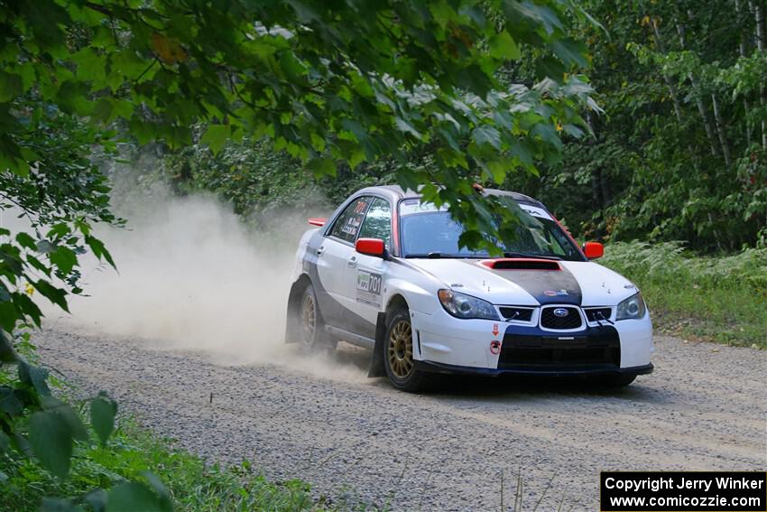 Jason Cook / Maggie Tu Subaru WRX on SS2, Refuge I.