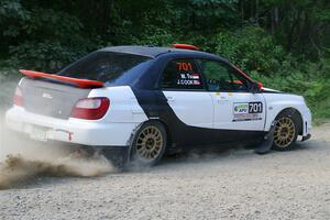 Jason Cook / Maggie Tu Subaru WRX on SS2, Refuge I.