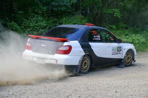 Jason Cook / Maggie Tu Subaru WRX on SS2, Refuge I.