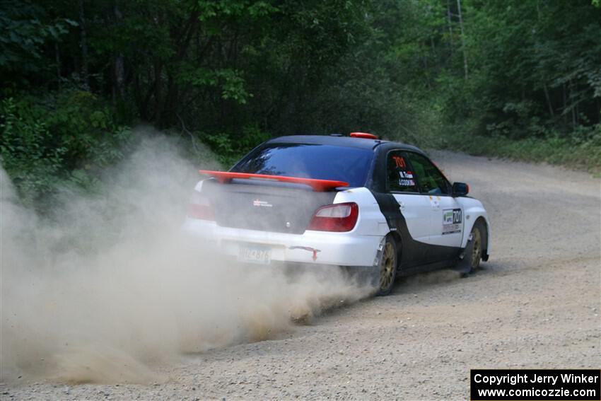 Jason Cook / Maggie Tu Subaru WRX on SS2, Refuge I.