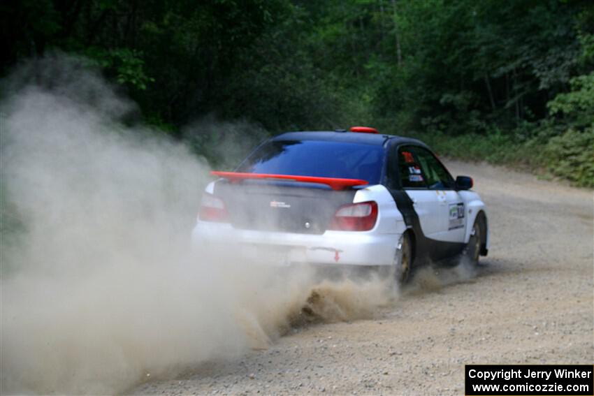 Jason Cook / Maggie Tu Subaru WRX on SS2, Refuge I.