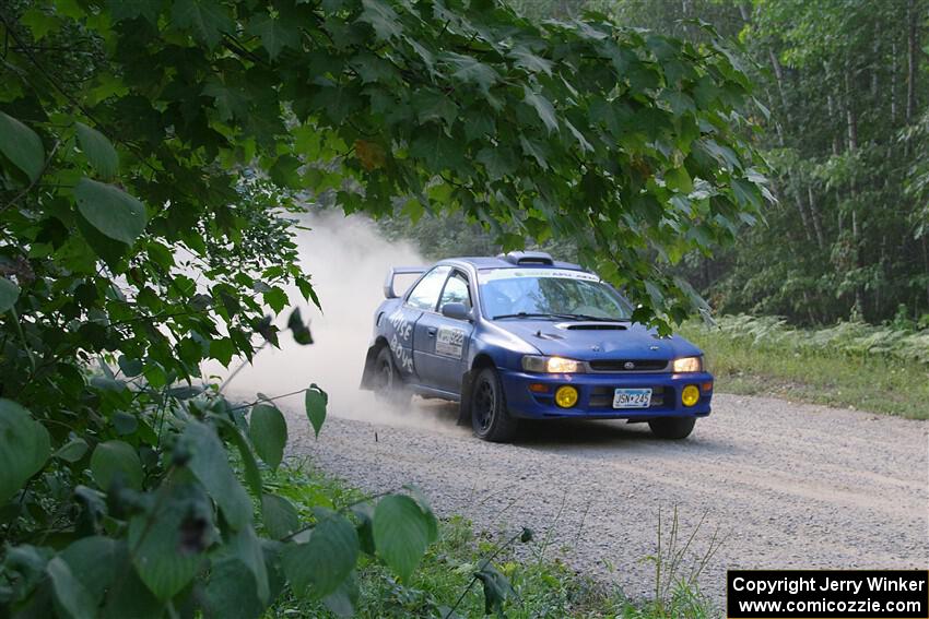 Corey Morris / Josh Nykanen Subaru Impreza on SS2, Refuge I.