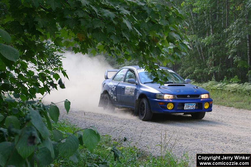 Corey Morris / Josh Nykanen Subaru Impreza on SS2, Refuge I.