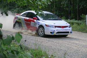 Sebastian Salgado / Christian Hidalgo Honda Civic on SS2, Refuge I.