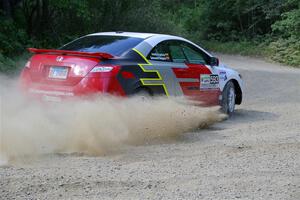 Sebastian Salgado / Christian Hidalgo Honda Civic on SS2, Refuge I.