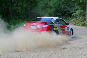 Sebastian Salgado / Christian Hidalgo Honda Civic on SS2, Refuge I.