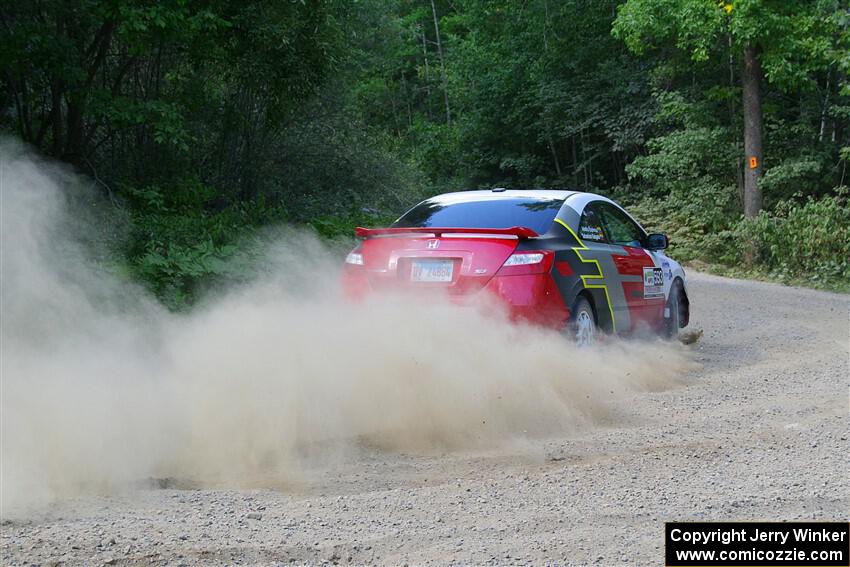 Sebastian Salgado / Christian Hidalgo Honda Civic on SS2, Refuge I.