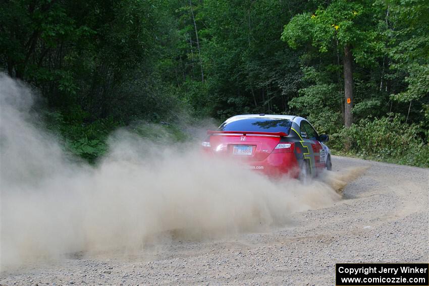 Sebastian Salgado / Christian Hidalgo Honda Civic on SS2, Refuge I.