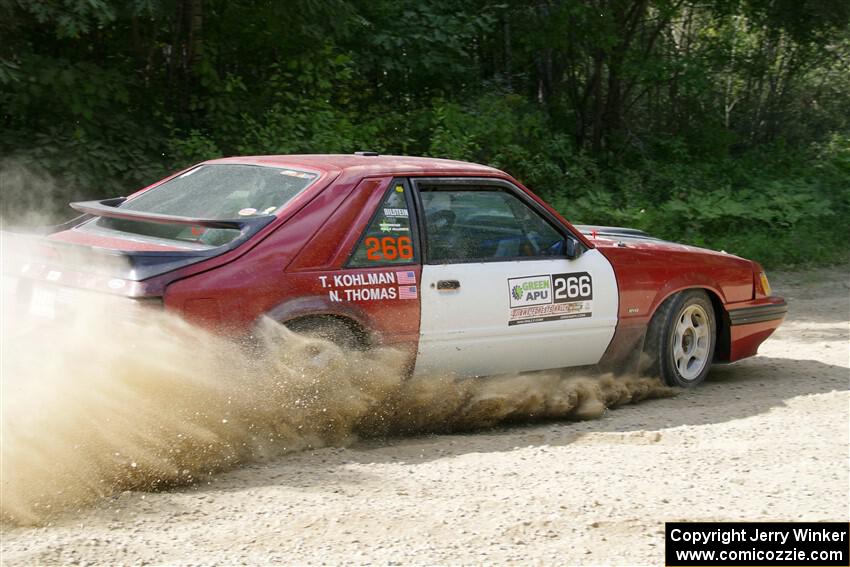 Neil CarlinSchauer / Tim Kohlmann Ford Mustang SVO on SS2, Refuge I.