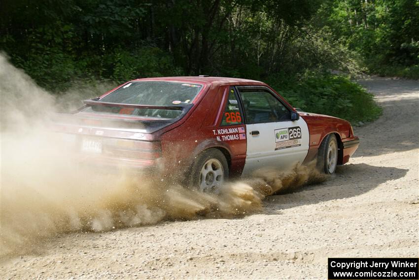 Neil CarlinSchauer / Tim Kohlmann Ford Mustang SVO on SS2, Refuge I.