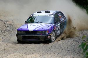 Michael Miller / Angelica Miller Mitsubishi Galant VR-4 on SS4, Steamboat I.