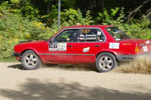 Levi Johnson / Griffin Johnson BMW 325e on SS4, Steamboat I.