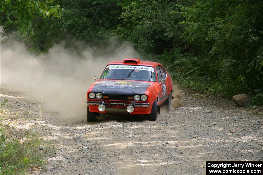 Mike Hurst / Michel Hoche-Mong Ford Capri on SS4, Steamboat I.