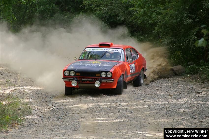 Mike Hurst / Michel Hoche-Mong Ford Capri on SS4, Steamboat I.