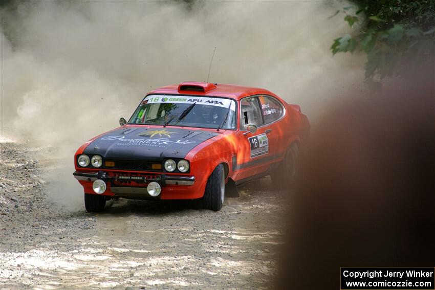 Mike Hurst / Michel Hoche-Mong Ford Capri on SS4, Steamboat I.