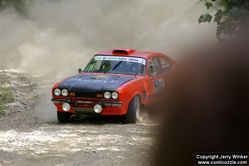 Mike Hurst / Michel Hoche-Mong Ford Capri on SS4, Steamboat I.