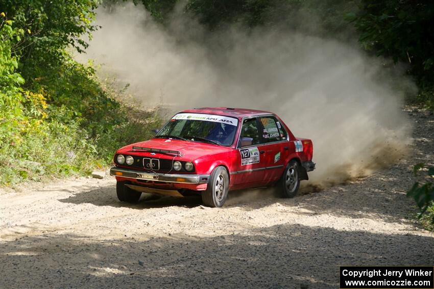 Levi Johnson / Griffin Johnson BMW 325e on SS4, Steamboat I.