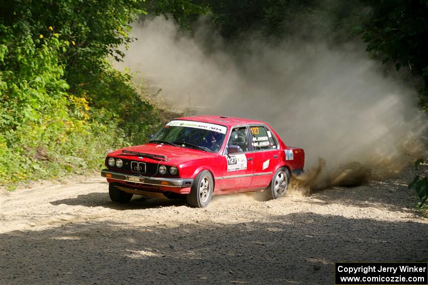 Levi Johnson / Griffin Johnson BMW 325e on SS4, Steamboat I.