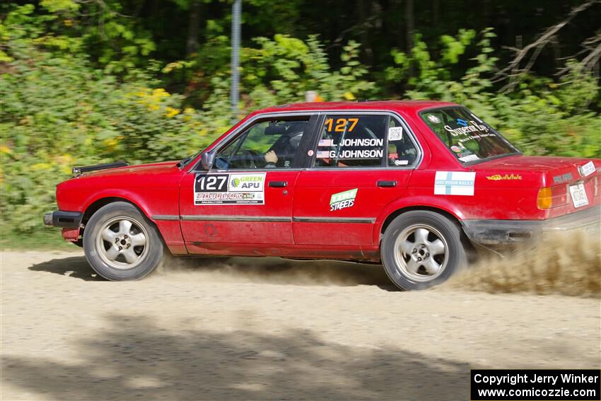 Levi Johnson / Griffin Johnson BMW 325e on SS4, Steamboat I.