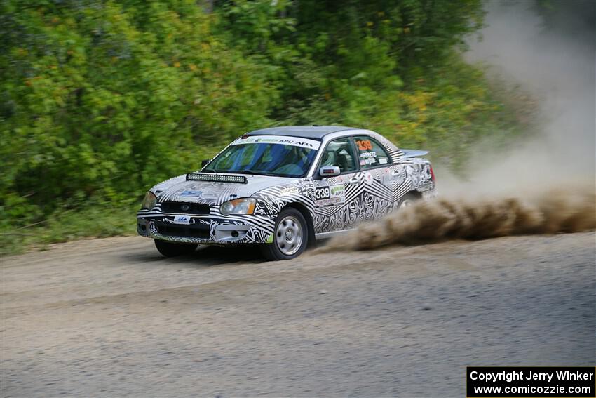 David Peretz / Cora Masson Subaru Impreza 2.5RS on SS4, Steamboat I.