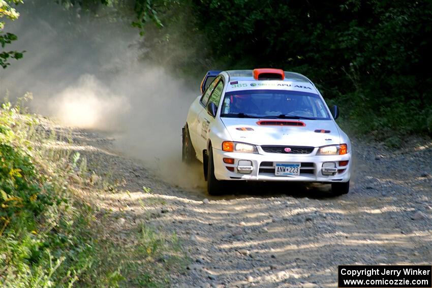 Richard Donovan / Greg Donovan Subaru Impreza on SS4, Steamboat I.