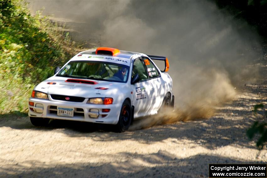 Richard Donovan / Greg Donovan Subaru Impreza on SS4, Steamboat I.