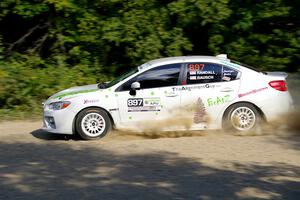 Jamey Randall / Andrew Rausch Subaru WRX on SS4, Steamboat I.