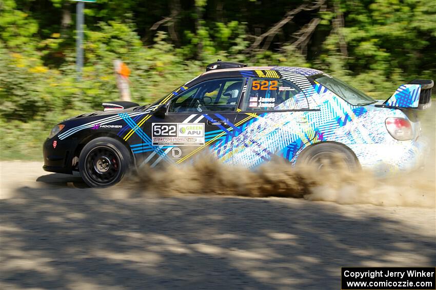 Matt James / Jackie James Subaru Impreza on SS4, Steamboat I.