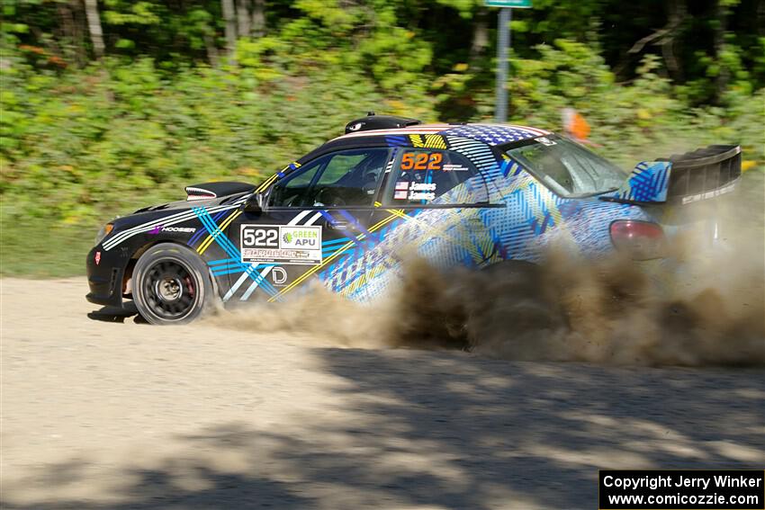 Matt James / Jackie James Subaru Impreza on SS4, Steamboat I.