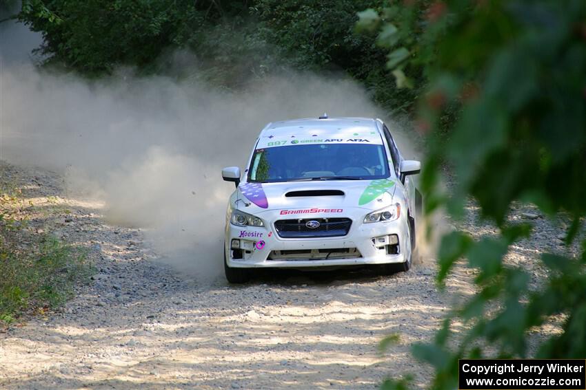 Jamey Randall / Andrew Rausch Subaru WRX on SS4, Steamboat I.