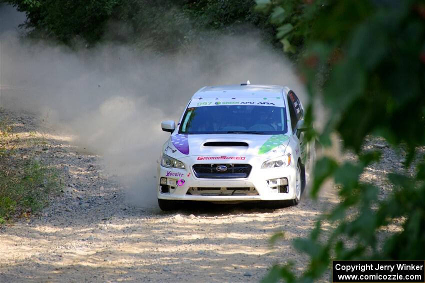 Jamey Randall / Andrew Rausch Subaru WRX on SS4, Steamboat I.